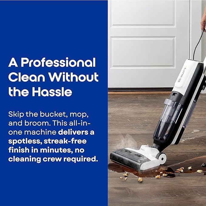 BRAWNIX Wet Dry Vacuum and Mop for Hard Floors | Digital Display | Great for - Image 4