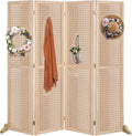Bonnlo 4 Panel Pegboard Freestanding, 5 FT Portable Display Board Organizer by Bonnlo