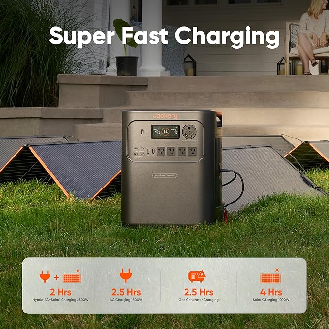 Jackery HomePower 3600 Plus Portable Power Station, 3600W AC Output, 3584Wh LFP - Image 5