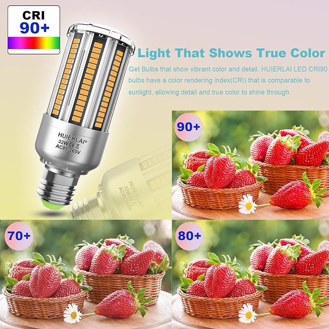 Radar Motion Sensor LED Light Bulbs, 32W Warm White 2700K 4000LM Auto Motion - Image 7