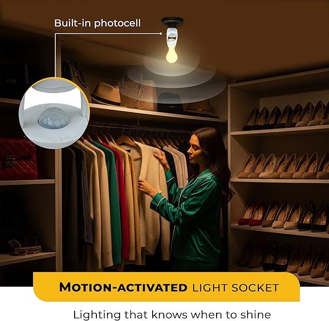 Touch & Glow 360 Motion Sensor Light Socket - Image 2