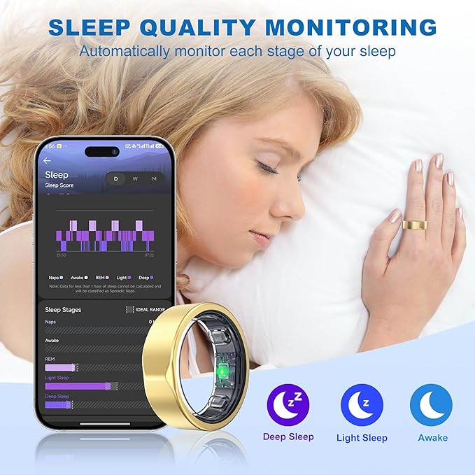 SEEKZERO Smart Ring-Size First Before You Buy, No APP Subscription, 7-10 Days - Image 5