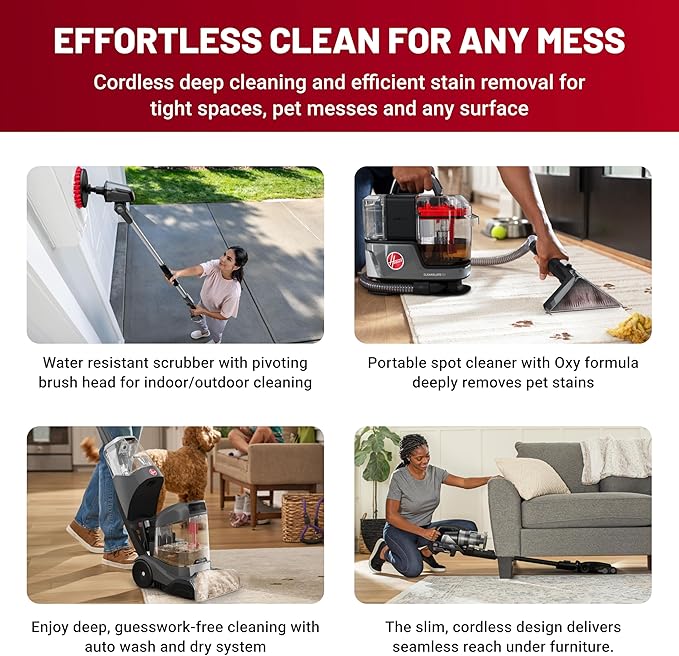 Hoover ONEPWR WindTunnel Emerge Pet+ Cordless Stick Vacuum Cleaner, Lightweight - Image 7