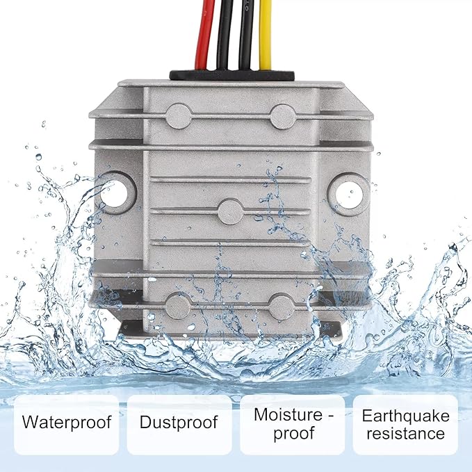 24V to 12V 60W 5A DC-DC Buck Converter Step Down Power Supply, Waterproof - Image 4