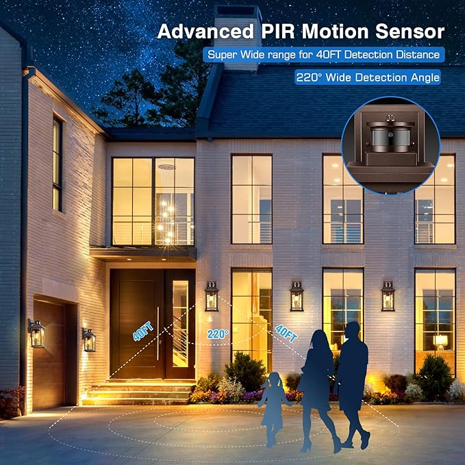 VIANIS Outdoor Motion Sensor Lights - Image 4