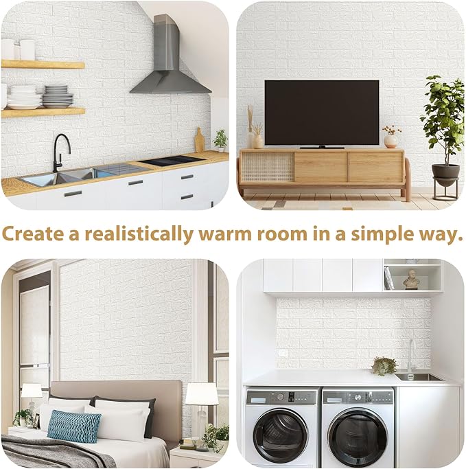JOLOV 10 PCS3D Wall Panels Peel and Stick - Image 7