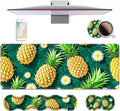 4 in 1 Ergonomic Keyboard Wrist Rest & Mouse Pad Wrist Rest Set, Large XXL by Unknown
