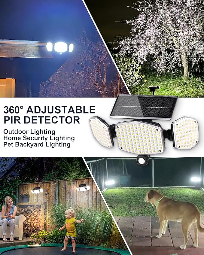 HAARAY Solar Motion Sensor Outdoor Lights - Image 8