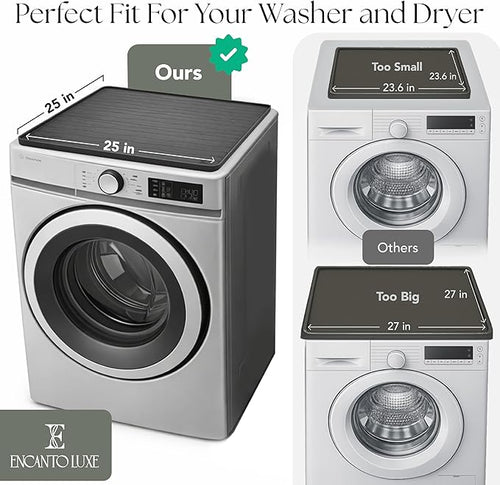 1 PC Washer and Dryer Top Cover Protectors 25" x 25", Laundry Machine Dust - Image 2