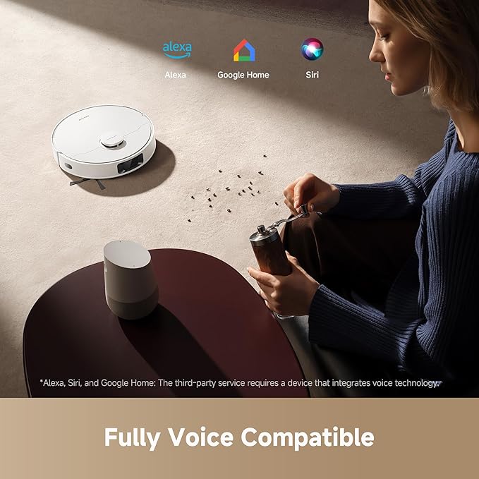 DREAME D20 Plus Robot Vacuum and Mop, 000Pa Suction, Self-Emptying - Image 9