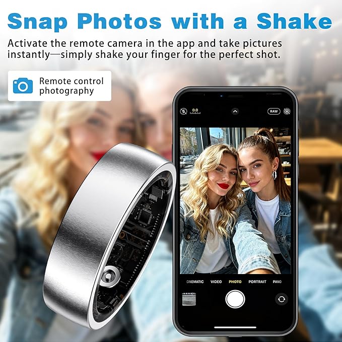 S SECRETTOP Smart Ring for Women Men, Health Fitness Tracker Ring, Sleep - Image 5
