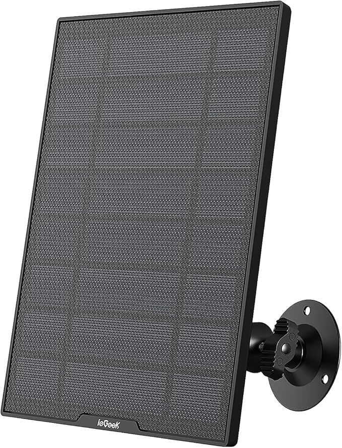 ieGeek Solar Panel for Wireless Outdoor Security Camera, Compatible by ieGeek