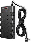 Surge Protector Power Strip, SUPERDANNY Charging Station 22 Outlets by SUPERDANNY