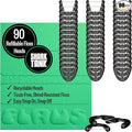 FLAUS Electric Flosser Refills 90ct Gentle Gliding Dental Floss Heads by FLAUS