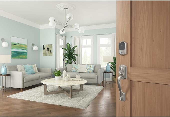Schlage BE499WB CAM 619 Encode Plus WiFi Deadbolt Smart Lock, Keyless Entry - Image 6
