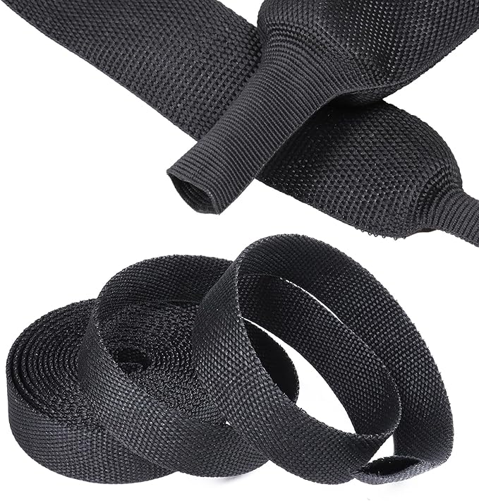 Sonoreboom 2 in 1 Heat Shrink Braided Sleeving Fabric Tubing-Ideal fit by Sunnarepoon