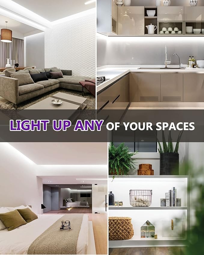 HitLights COB LED Strip Lights Cool White 5000K, 16.4ft Premium High Density - Image 6