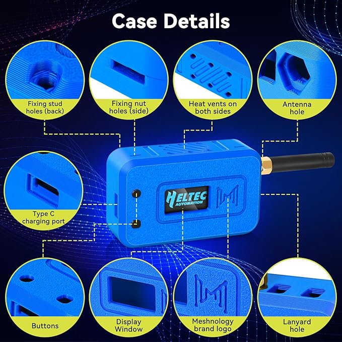 Meshnology Case for LoRa ESP32 V3 Module Board Device Set - Image 5