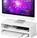 BEYGORM White Monitor Stand Riser by BEYGORM