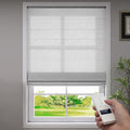 ZSTARR Smart Roman Shades Rechargeable Motorized Blinds by ZSTARR