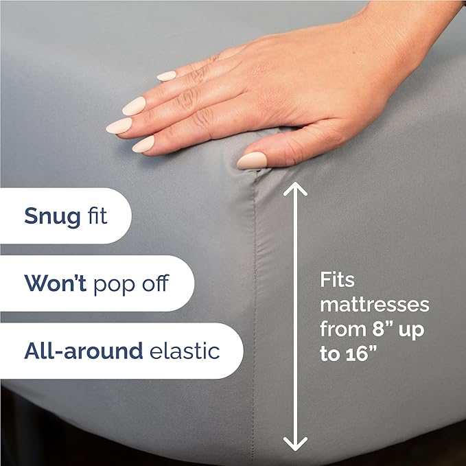 Twin XL Size 3 Piece Sheet Set - Image 3