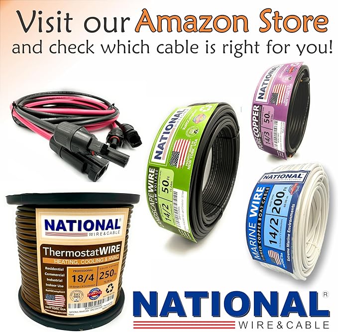 NATIONAL Wire & Cable – 16 AWG 3-Conductor Premium Copper Wire, 25 ft, Stranded - Image 7