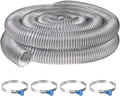 PVC Dust Collection Hose 2-1/2"x20', 2.5 Inch Dust Collector Vacuum Hose by JIANBENKJ