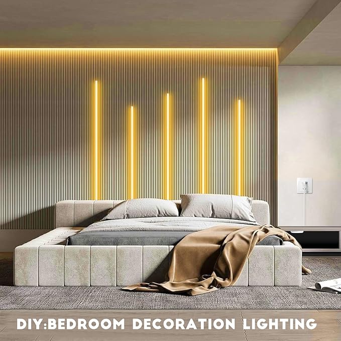 LED Under Cabinet Lighting Kit 6PCS 12V COB LED Strip Lights - Image 7