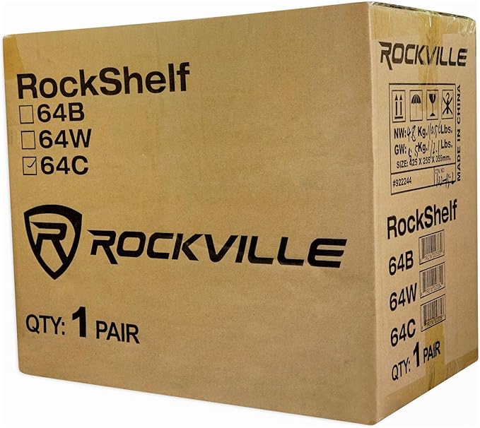 Rockville Pair ROCKSHELF 64C V2 Classic Wood 400W 6.5" Bookshelf Speakers/4 Ohm - Image 6