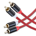 RCA Cable 3Ft, 2Rca Male to 2-Rca Male Audio Stereo Subwoofer Cable by Unknown