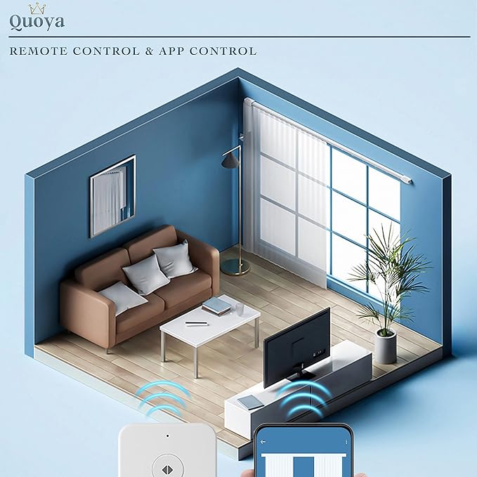 Quoya Smart Electric Curtain Track AT5810【Up to 3m - Image 6