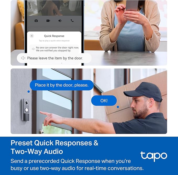 Tapo by TP-Link Smart Video Doorbell Camera - Image 10