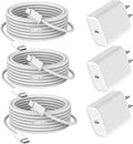 iPhone 17/16/15 Charger Fast Charging 3Pack 40W USB C Charger Fast Charging by TrimDish