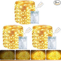 litogo 3 Pack Fairy Lights Battery Operated by Litogo