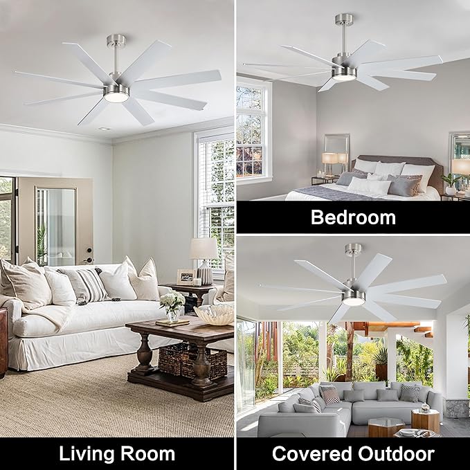 WINGBO 72" Large DC Ceiling Fans - Image 9