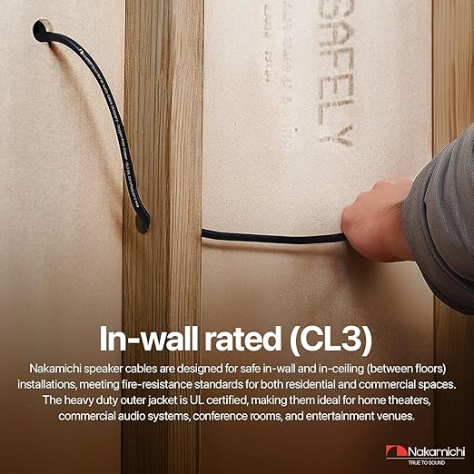 Nakamichi 14/2 in-Wall & Direct Burial Oxygen-Free Copper 2-Conductor Speaker - Image 7