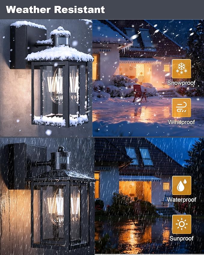 LTBLIGHT 2-Pack Motion Sensor Outdoor Lights - Image 5