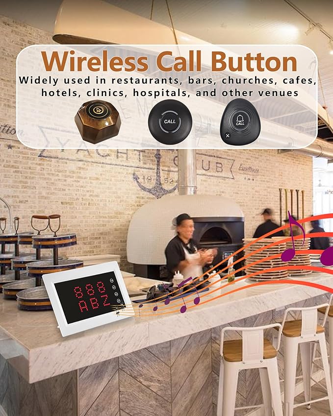 Restaurant Pager System Wireless Calling System - Image 2