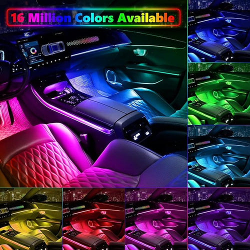 Acrylic Interior Car LED Strip Light, Car Neon Light - Image 2