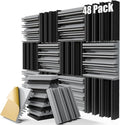 48 Pack Sound Proof Foam Panels, Decorative Soundproof Wall Panels Sound by ZELMINE