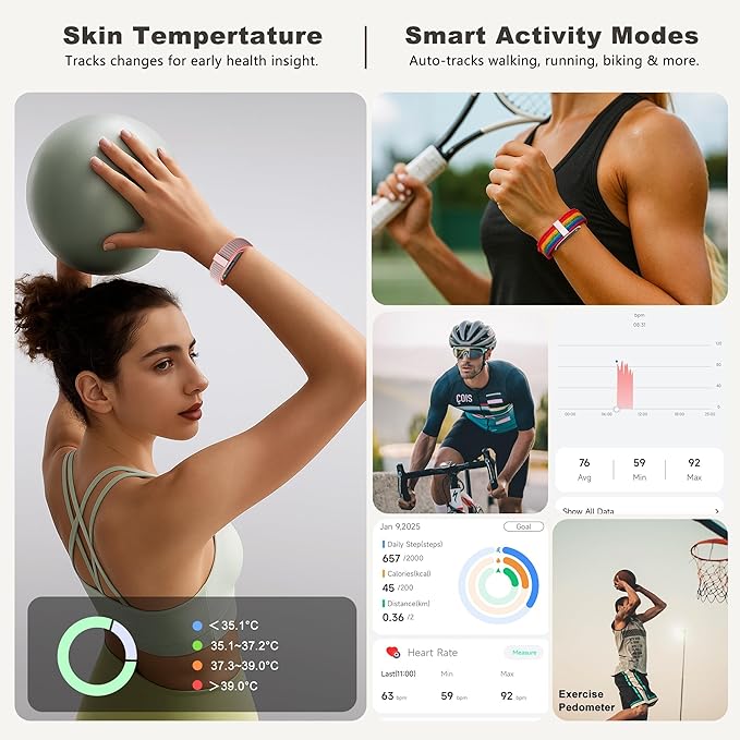 SEEKZERO Sleep Tracker, Activity & Fitness Trackers | Health Smart Bracelet - Image 3