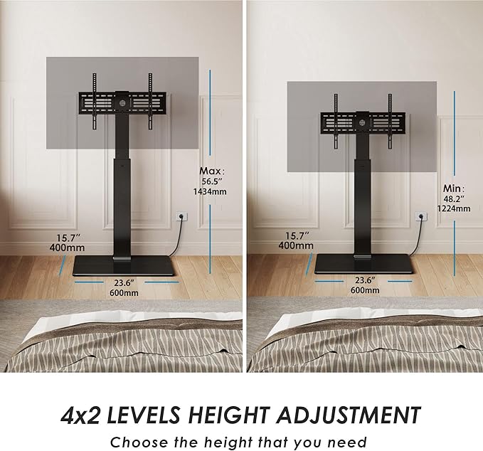 FITUEYES Floor TV Stand for 32-75 inch TV - Image 6
