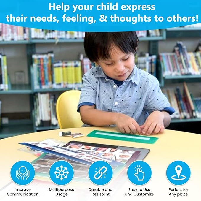 Smile4Autism Large 2"x2" Loose Visual Picture Cards, Receptive and Expressive - Image 2