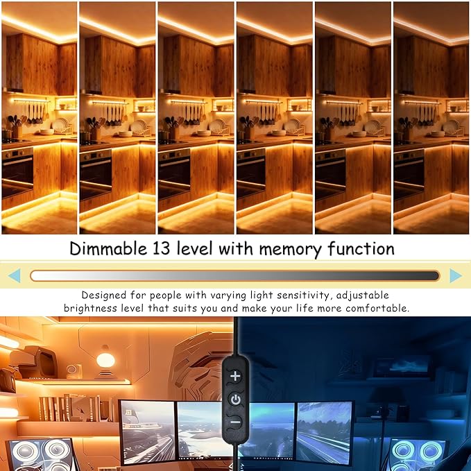Aalnfe Under Cabinet Lighting 20Ft LED Strip Lights Kit - Image 4