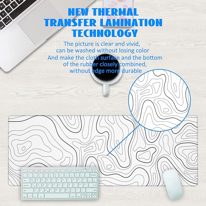 Desk Mat, 31.5"x11.8" Big Mouse Pad - Image 3
