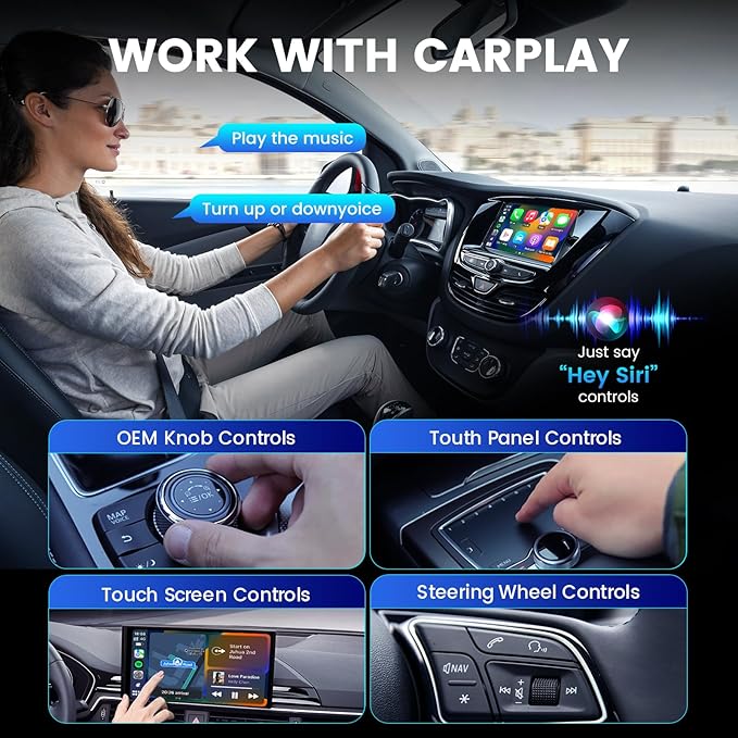HEYINCAR+ H-Air Wireless CarPlay & Android Auto Adapter, 2025 Upgrade, Plug & - Image 2