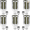 50W LED Corn Light Bulb, 5000K Commercial Grade Daylight E26/E39 6500LM Medium by YANYCN