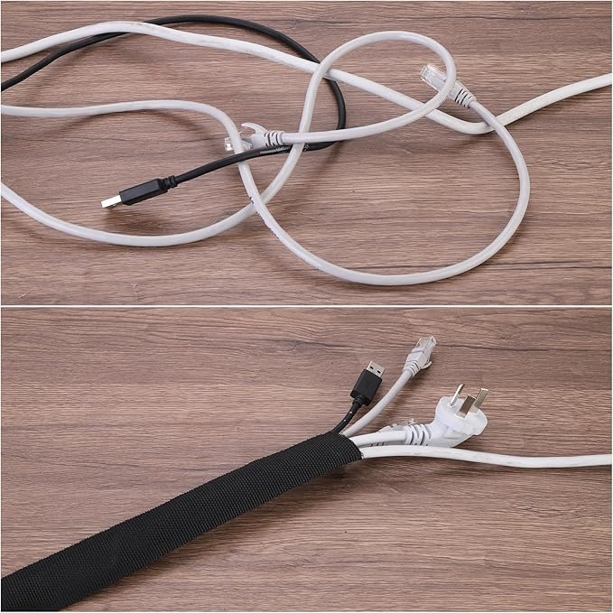 MECCANIXITY Braided Cable Sleeves Heat Shrinkable Fabric Sleeving, 5/16" 26ft - Image 6