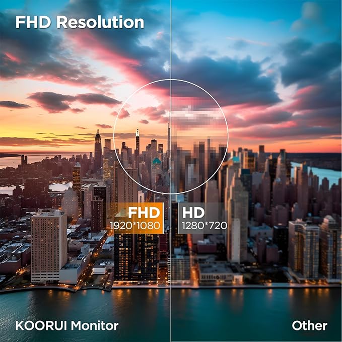 KOORUI 27 Inch Curved Monitor FHD 1080P 144Hz Gaming Office Computer Monitors - Image 2
