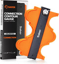 Saker Contour Gauge Profile Tool- Adjustable Lock-Precisely Copy Irregular by Saker